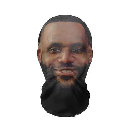 3D Printed Famous Person Full Head Mask Funny Elastic Mesh Mask Cosplay Headwear for Party Simulation Fashion Hat Headgear