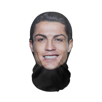 3D Printed Famous Person Full Head Mask Funny Elastic Mesh Mask Cosplay Headwear for Party Simulation Fashion Hat Headgear